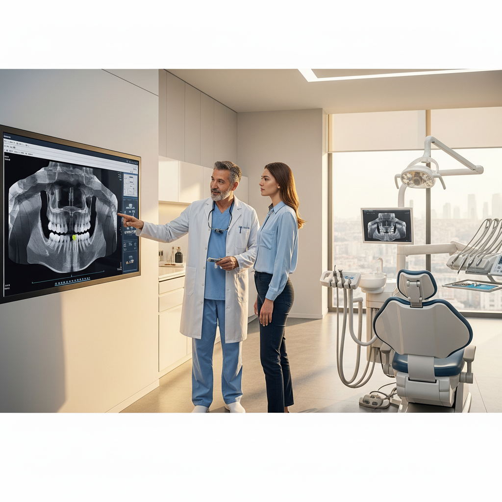 Zahnimplantaten in Istanbul beginnen mit einer präzisen digitalen Diagnostik und einer umfassenden Beratung