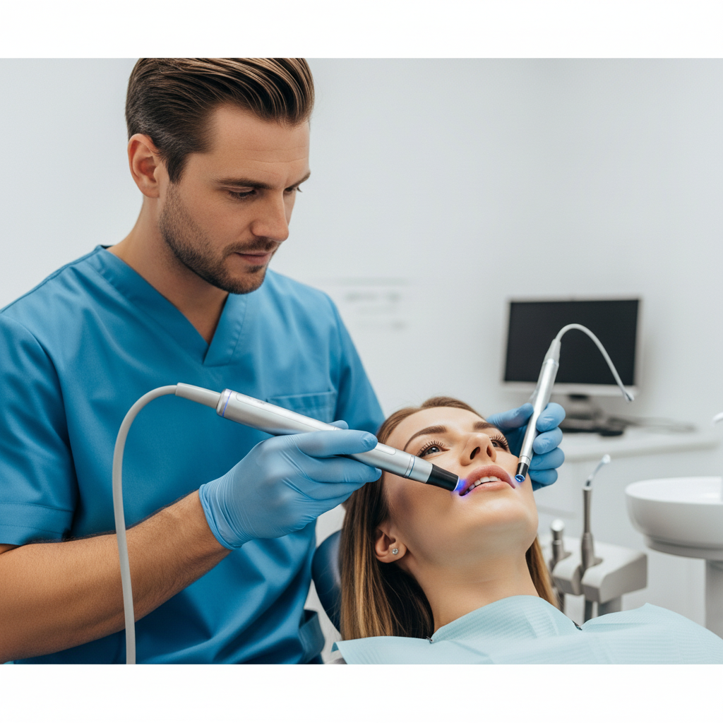 Beste Zahnkliniken in der Türkei nutzen fortschrittliche Intraoralscanner für eine präzise digitale 3D-Gebissabformung
