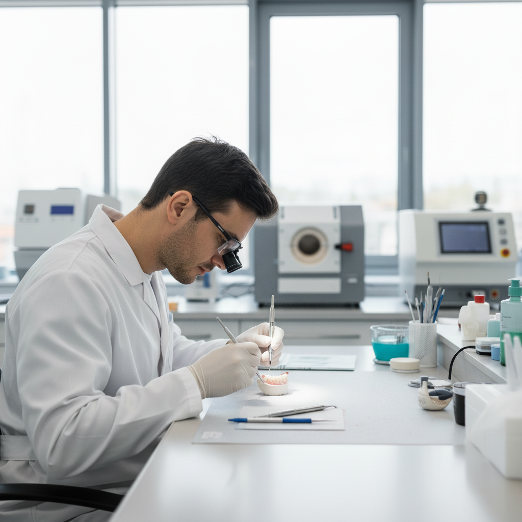 Travail de précision en laboratoire dentaire allemand Prix Dentiste Allemagne : Le travail précis d'un prothésiste en laboratoire justifie les coûts