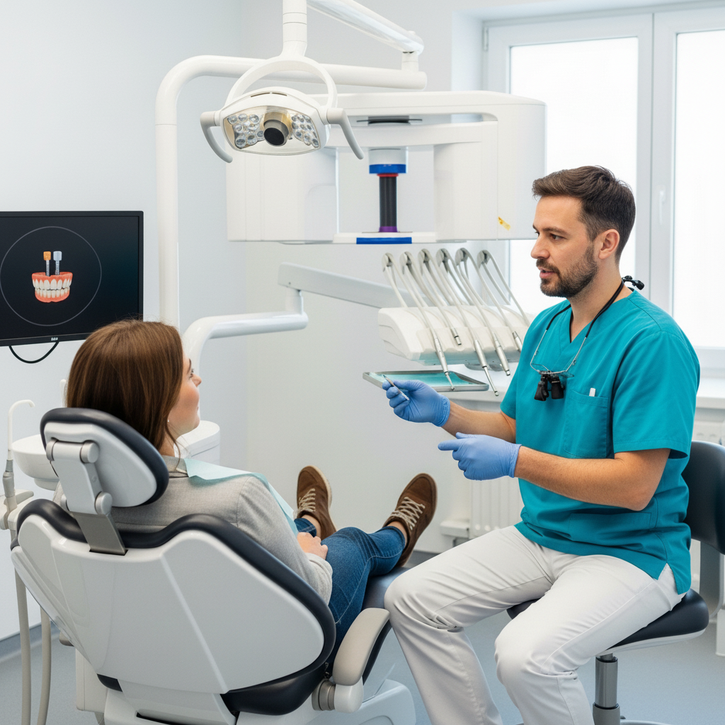 Planification d'implants dentaires avancée en Allemagne. Implants en Allemagne : Consultation initiale et planification détaillée pour un traitement dentaire de haute qualité.