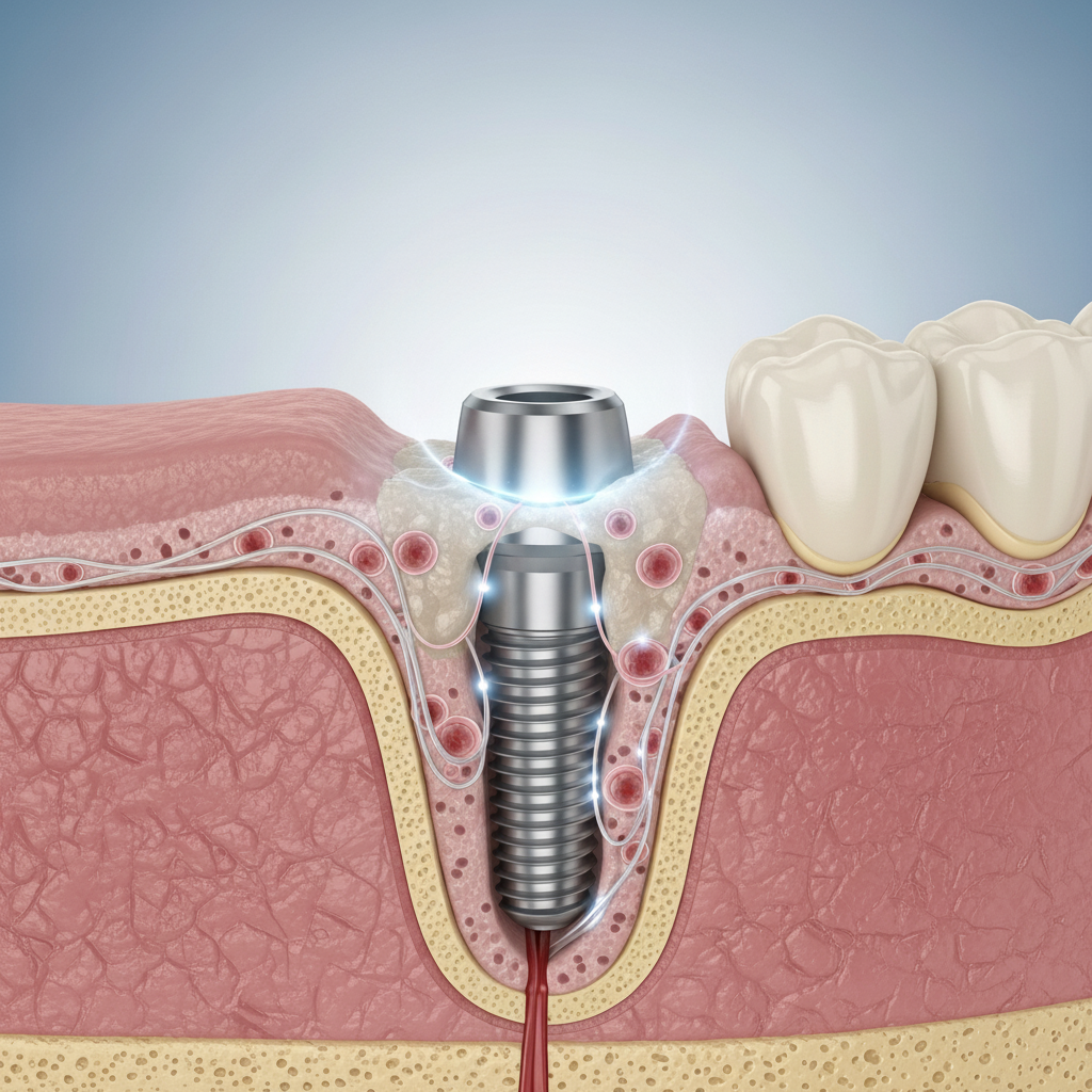 Processus d'ostéointégration de l'implant dentaire Implants en Allemagne : l'ostéointégration garantit la fusion de l'implant avec l'os maxillaire
